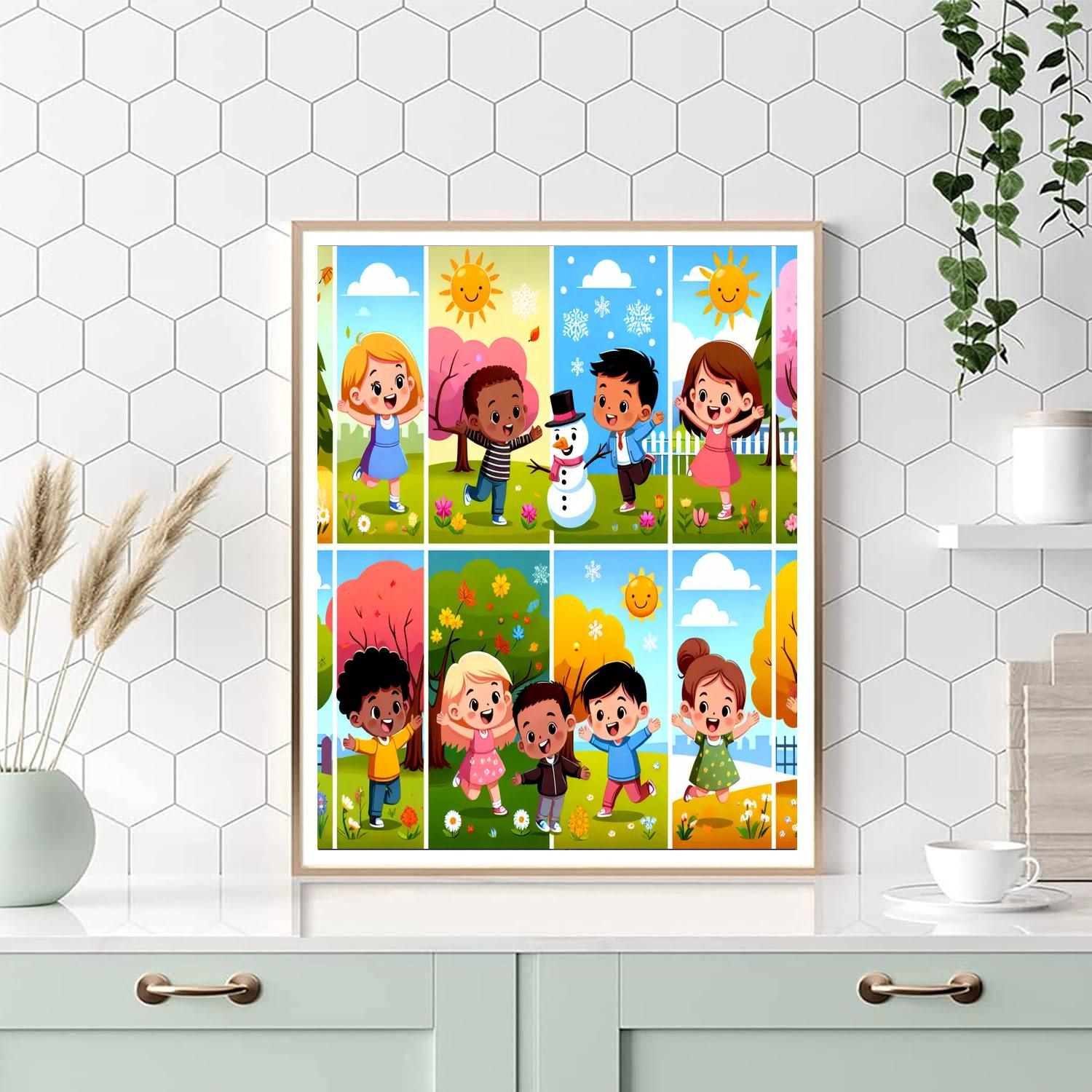 Joyful Season Painting Number Kit