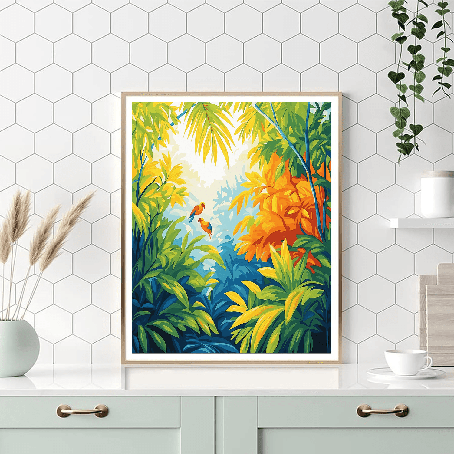 Paul Gauguin Inspired In The Heart Of The Jungle  Paint By Numbers Art