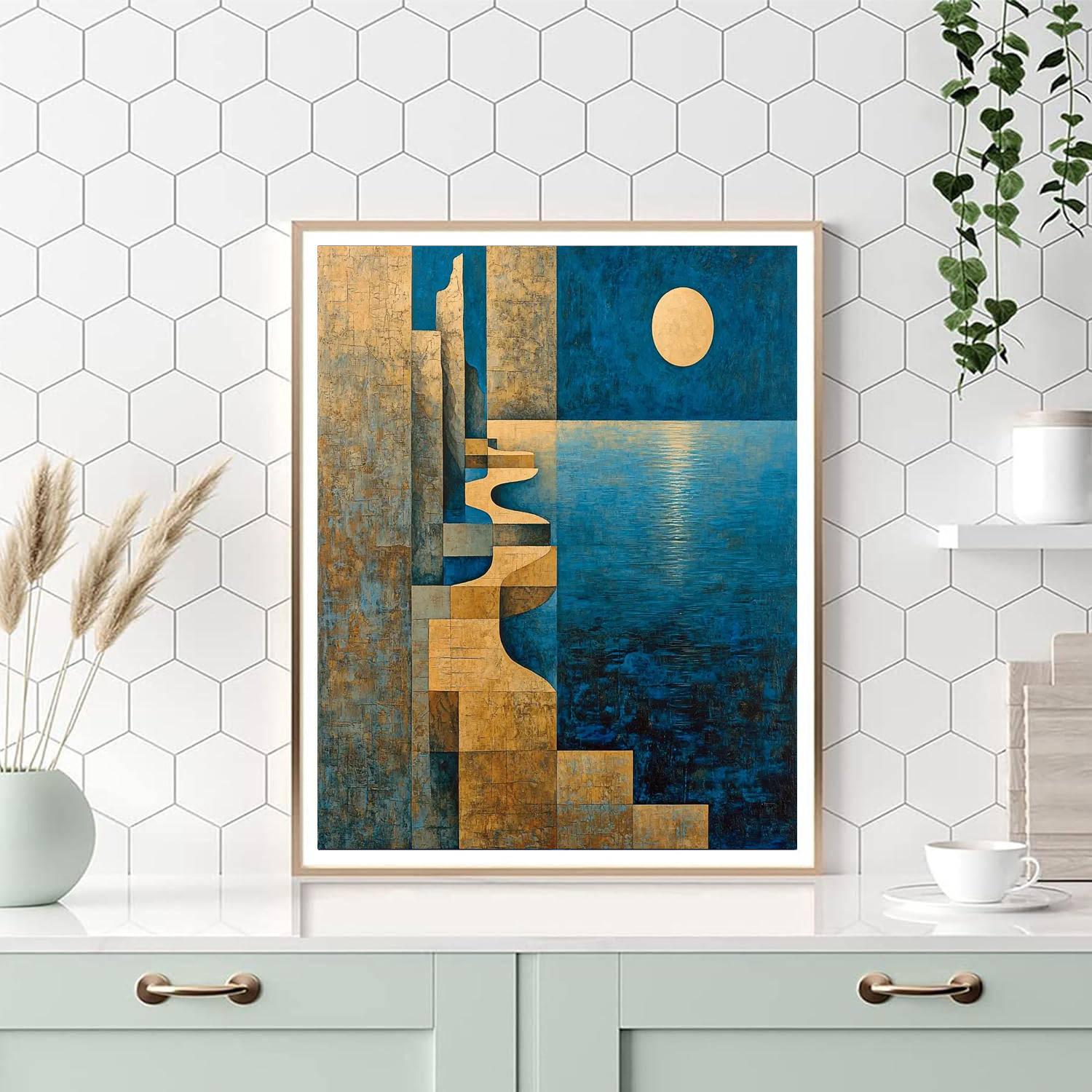 Max Ernst Inspired Layers Of Reflection  Paint By Numbers Art