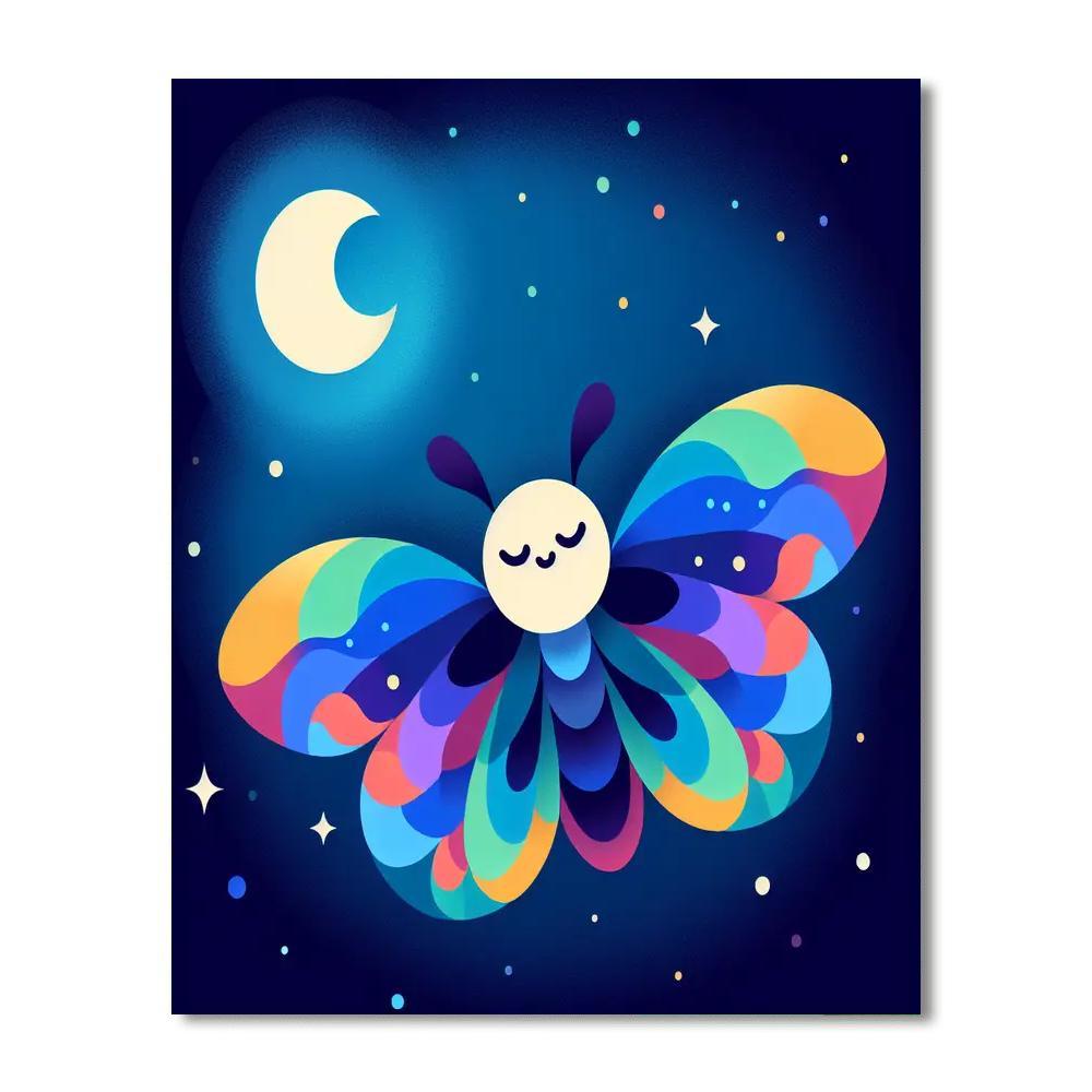 Mysterious Moth Paint By Numbers Kits