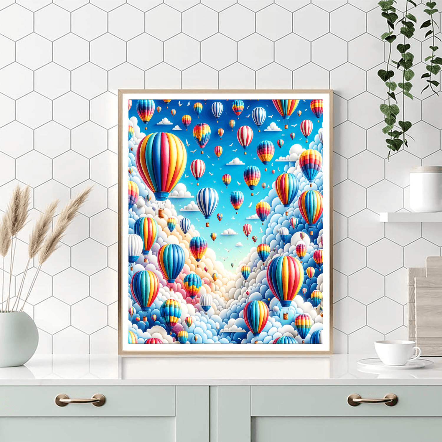 Adventures In The Sky DIY Paint By Numbers