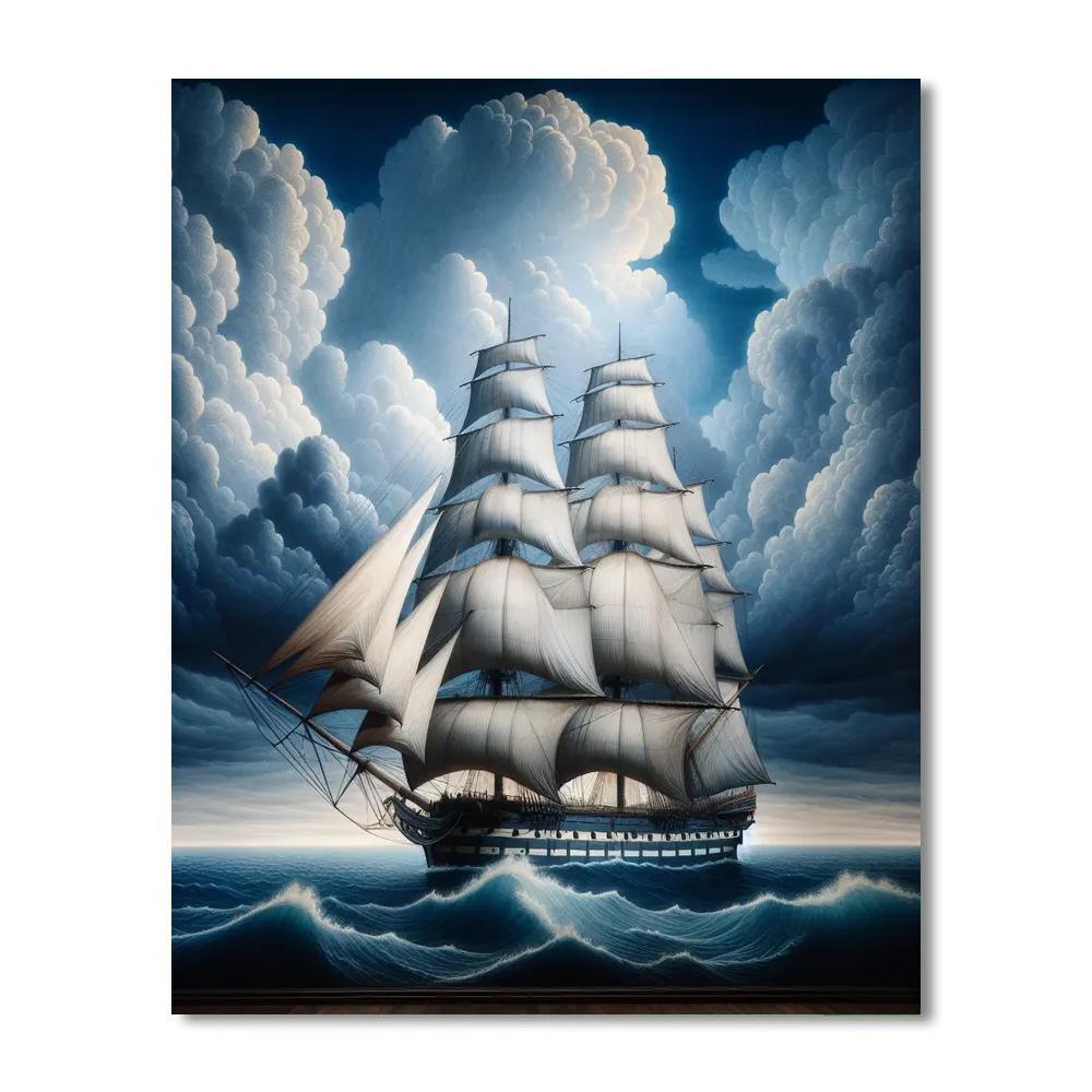 Nautical Sailing Adventure Paint By Color