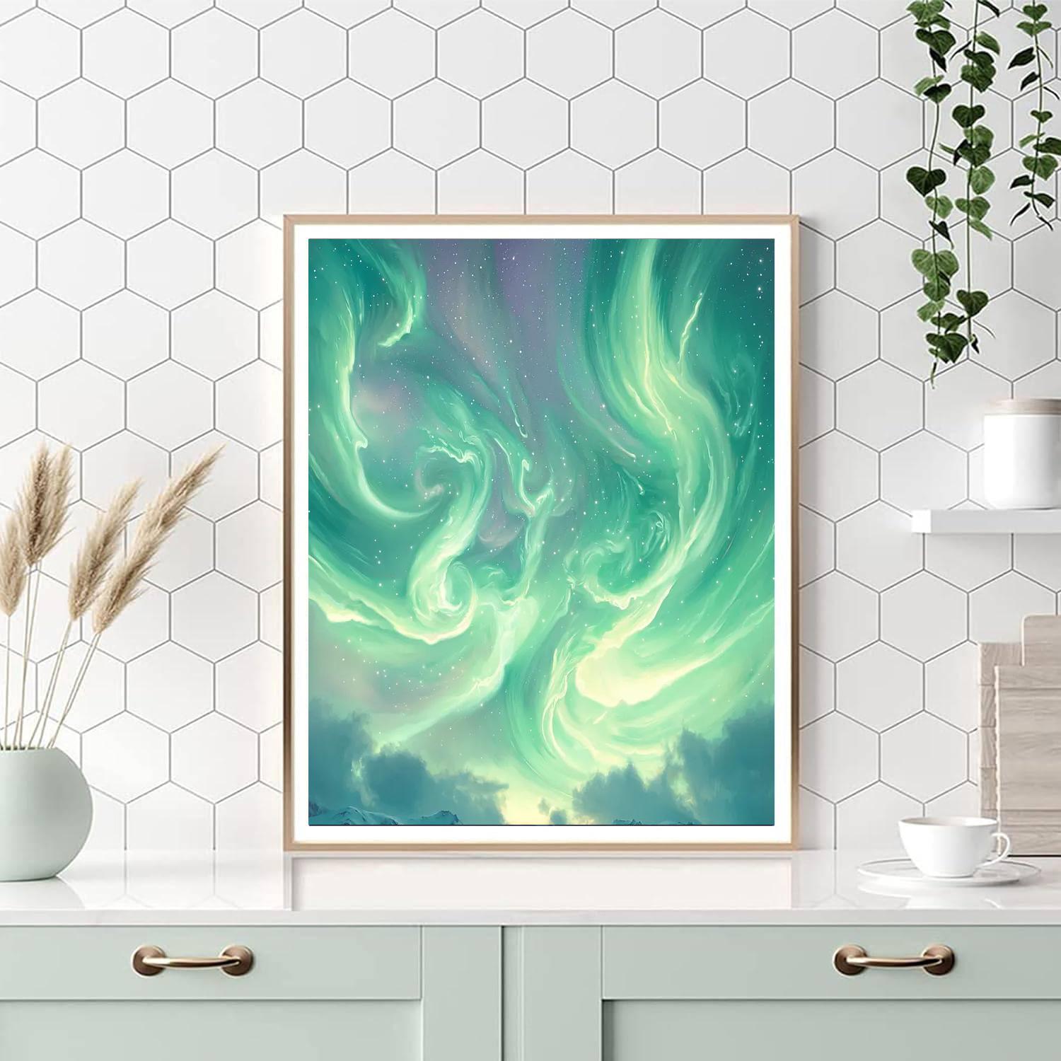 Edgar Degas Inspired Whispers Of The Aurora  Paint By Numbers Kits