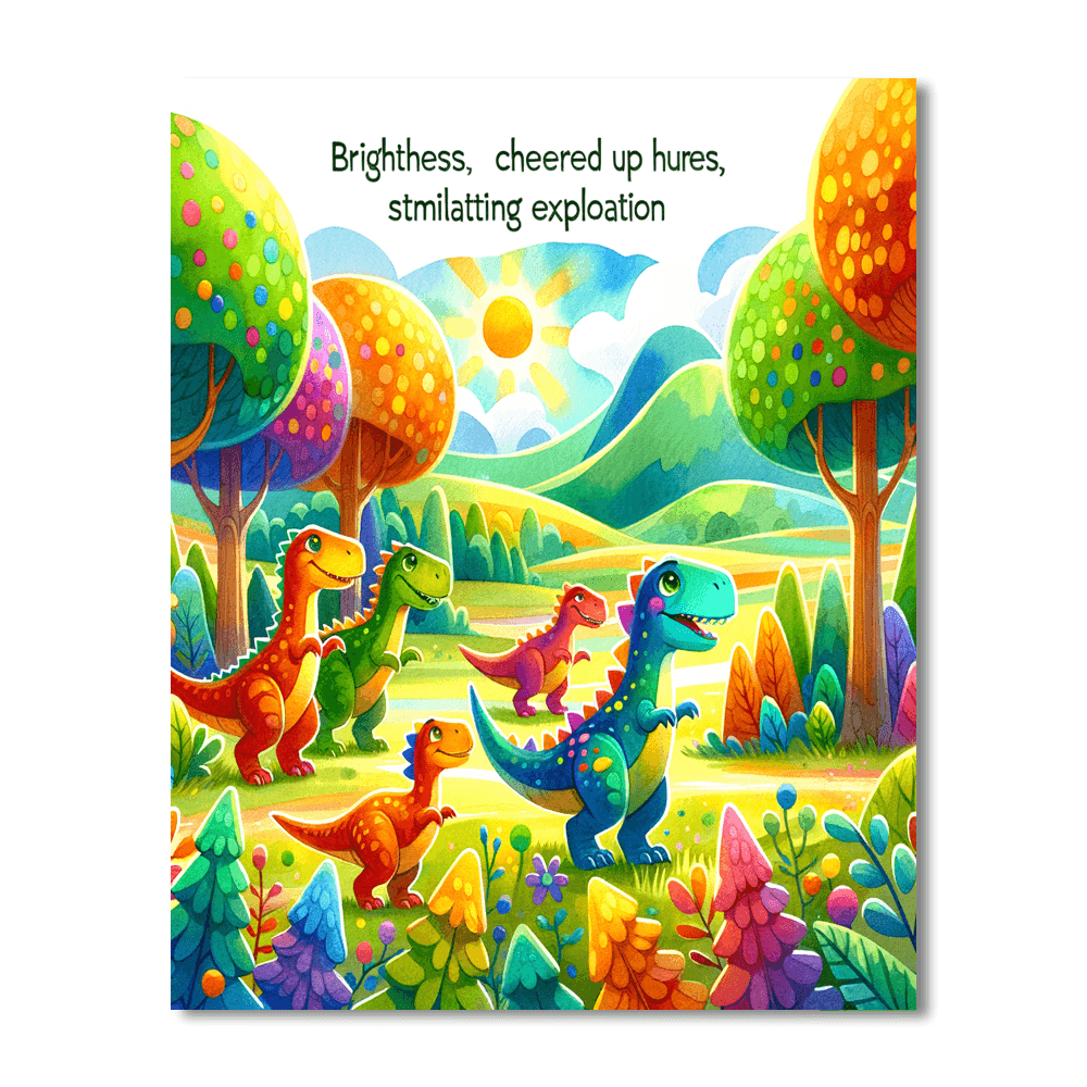 Daring Dino Race Paint By Numbers Kits