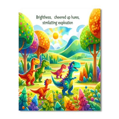 Daring Dino Race Paint By Numbers Kits