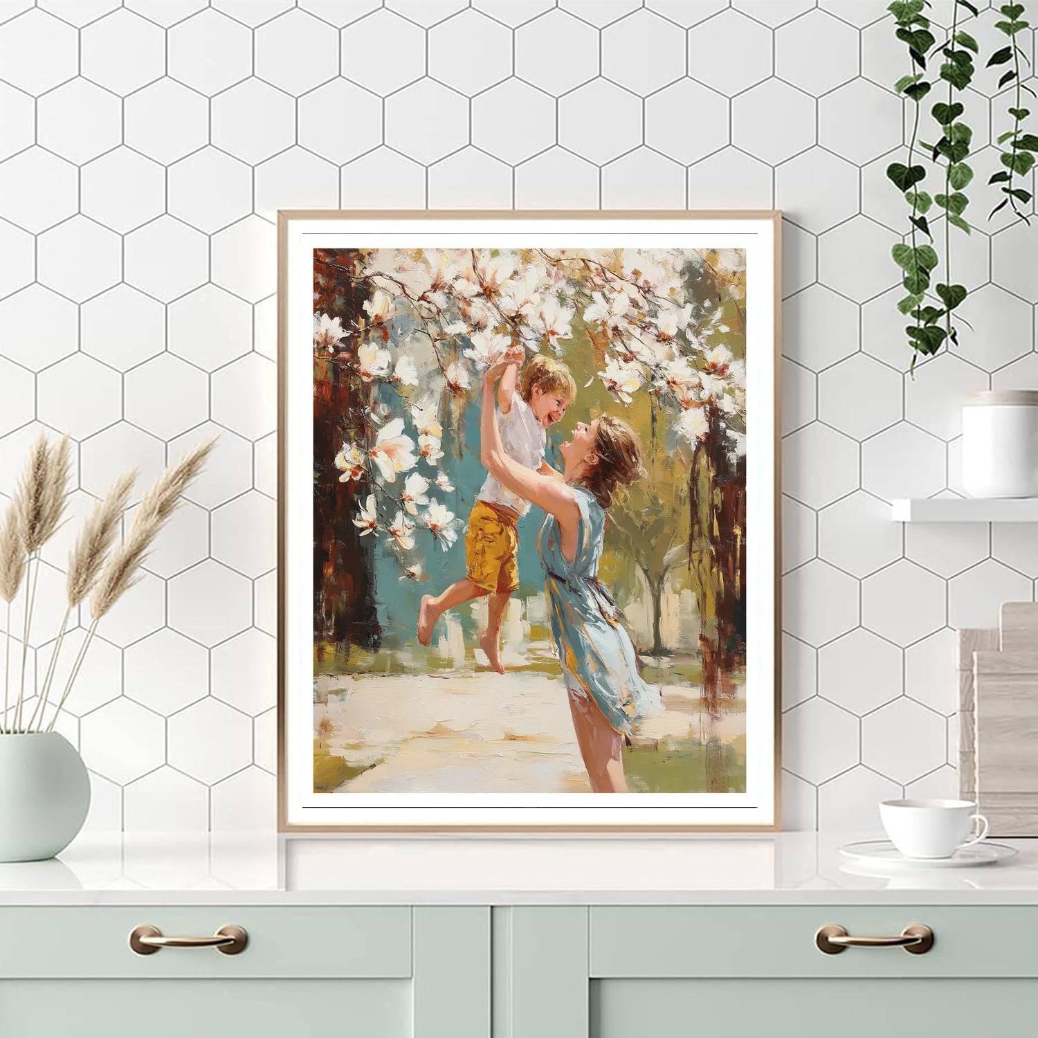 Serenade Of Maternal Joy DIY Paint By Numbers