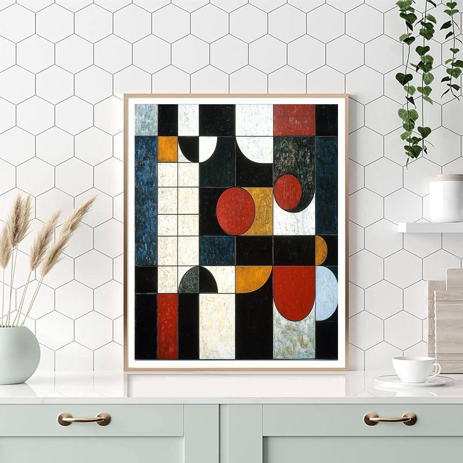 Kazimir Malevich Inspired Conceptual Unity  Paint By Color