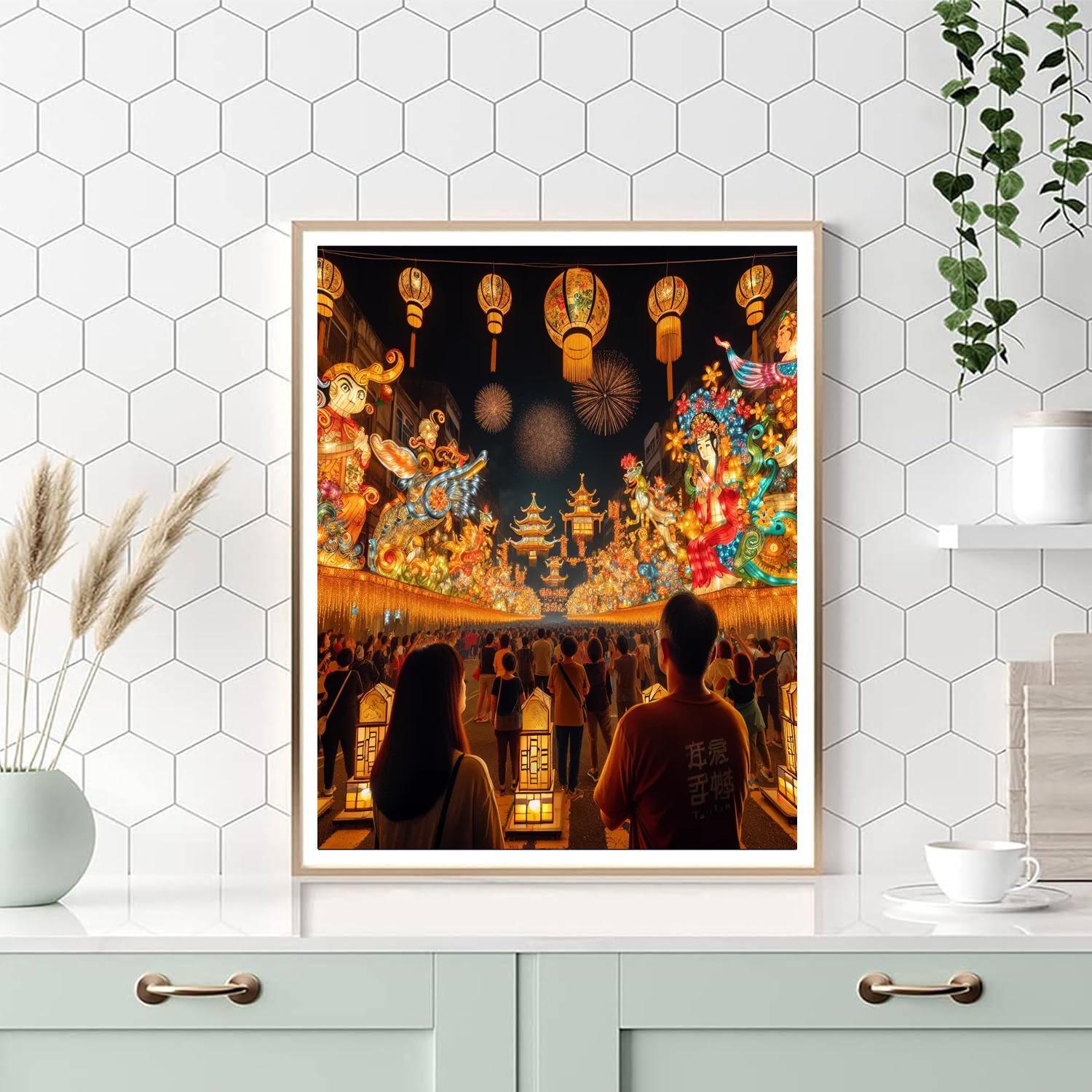 Lantern Festival - Tainan DIY Paint By Numbers