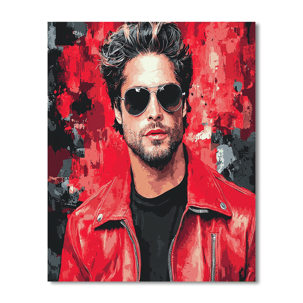 Brad Pitt: From The Fight Club To Stardom Paint By Numbers