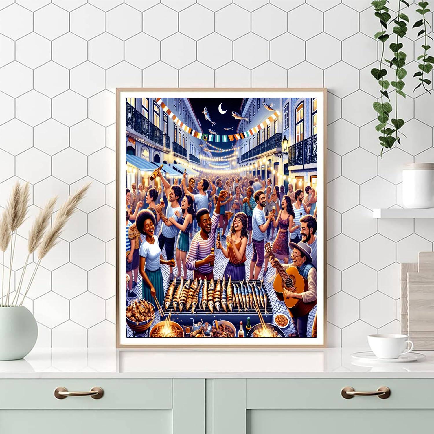 Feast Of St. Anthony Paint By Numbers Art