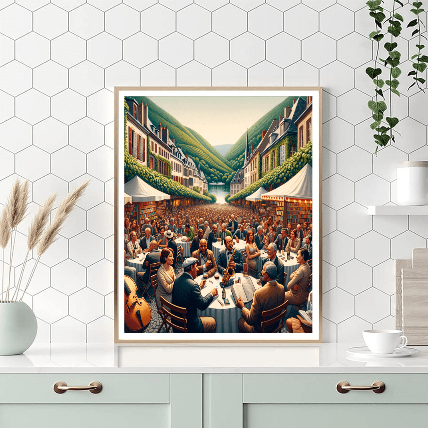 Franschhoek Literary Festival - South Africa Painting By Numbers Kit