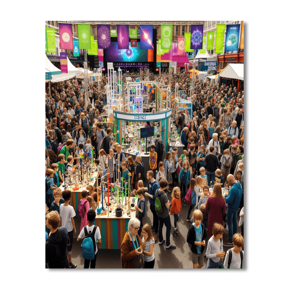 The Glasgow Science Festival - Scotland Paint By Numbers Kits