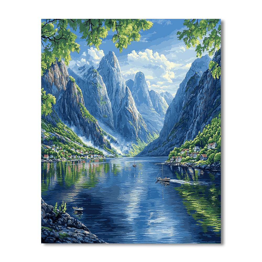Sognefjord - Norway Paint By Numbers Kits
