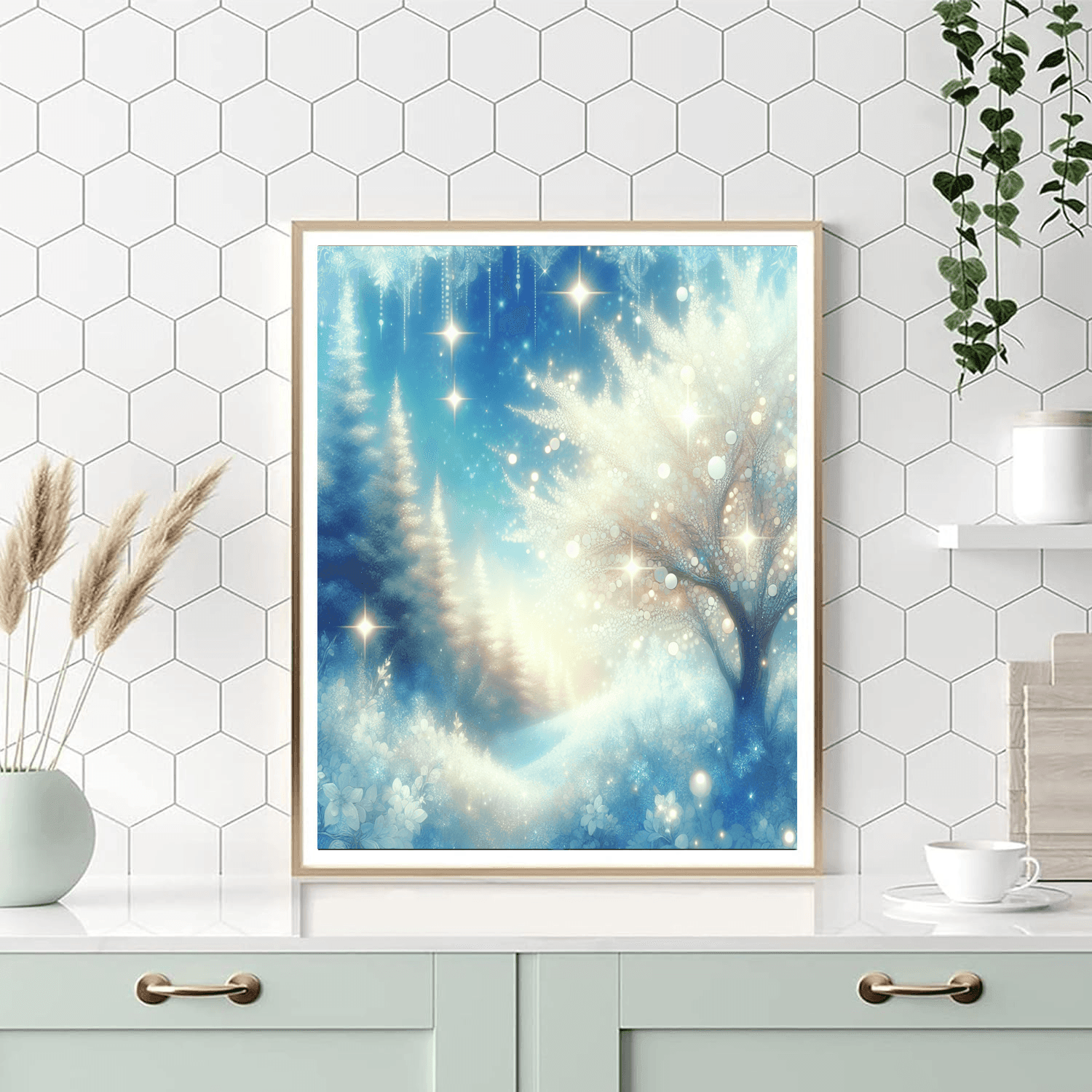 Fairytale Winter Wonderland Painting Number Kit