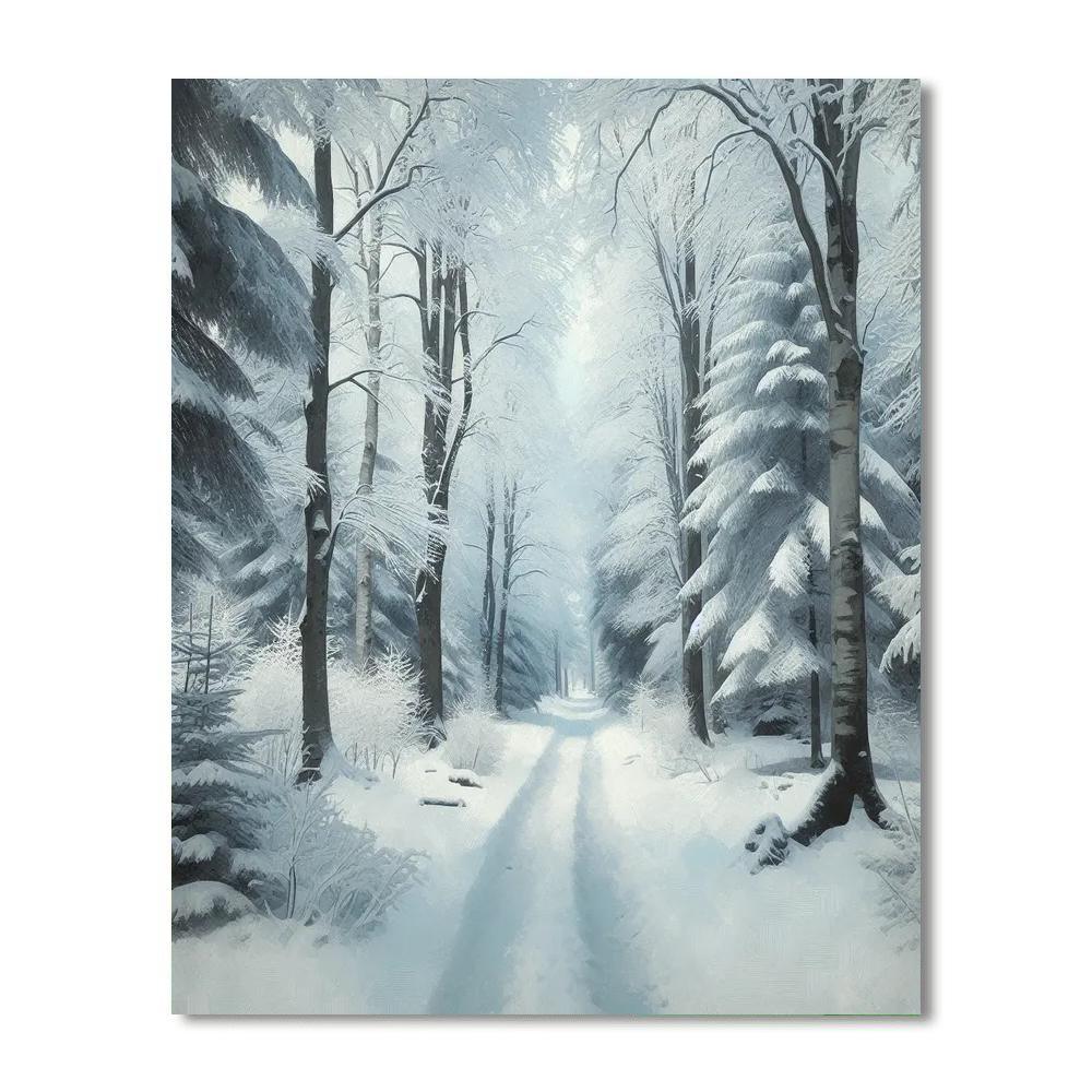 Winter Wonderland Stroll Paint By Numbers