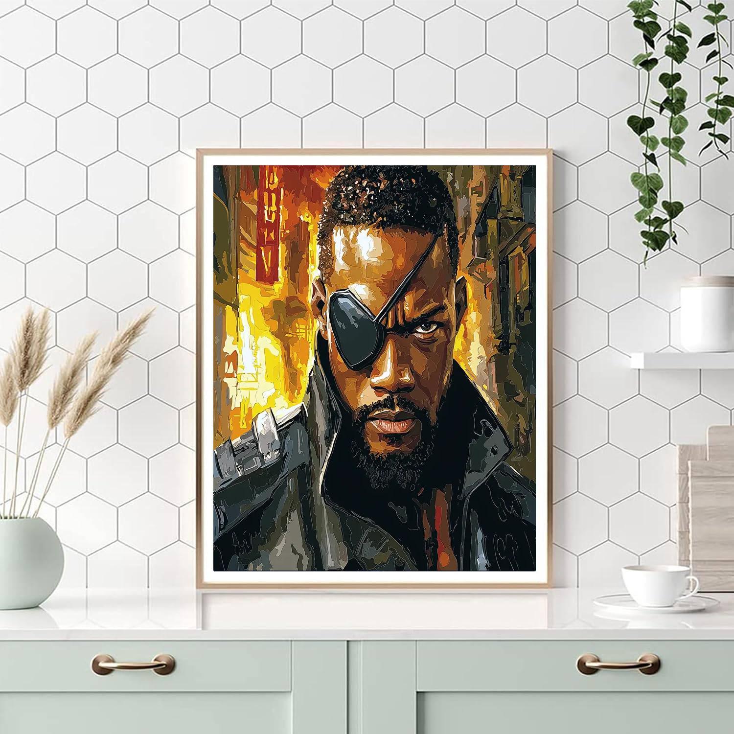 Samuel L. Jackson: The Unstoppable Force Of Nick Fury Paint By Numbers Kits