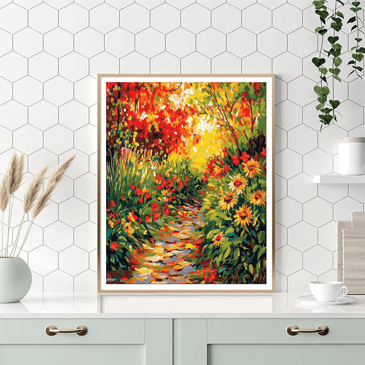 Vincent Van Gogh Inspired Lush Garden Symphony  Paint By Numbers Kits