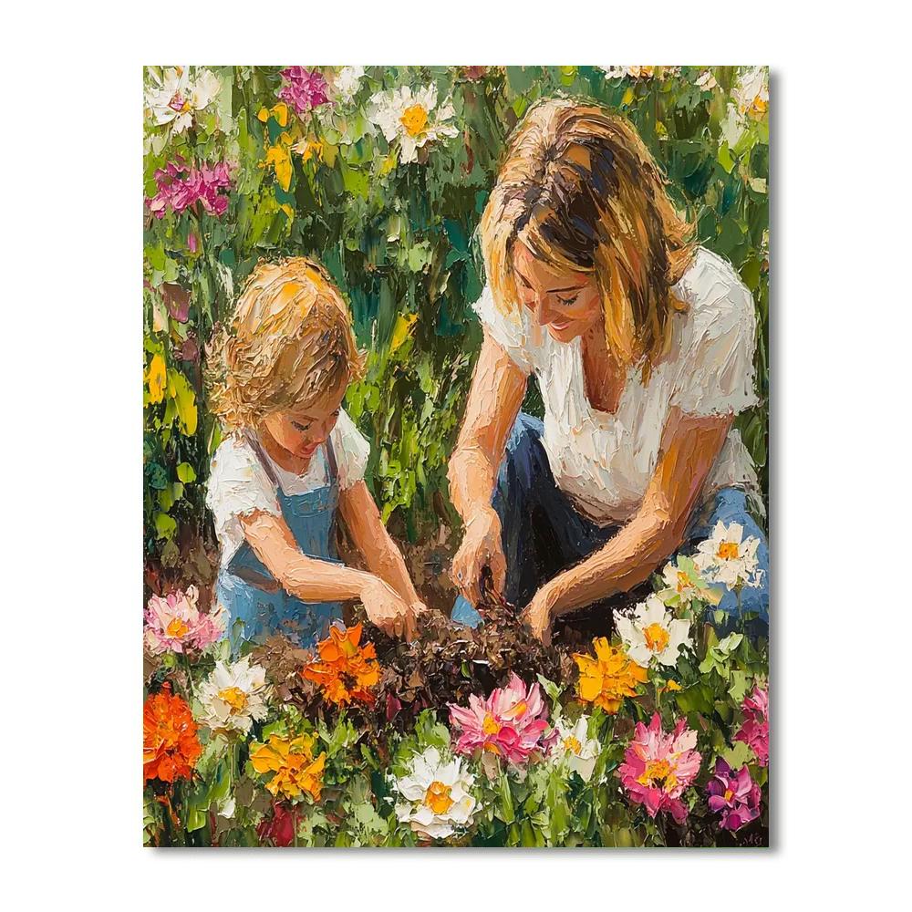 Mommy's Love Blooms Paint By Numbers Kits