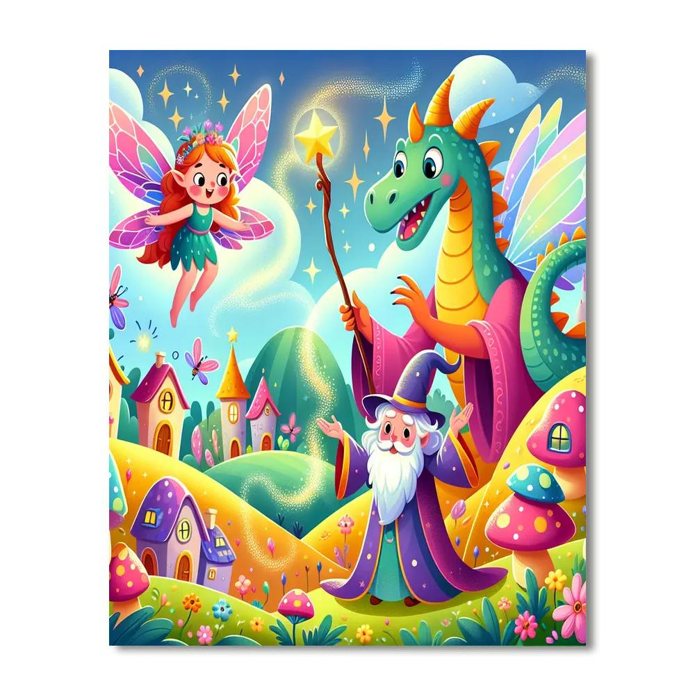 Journey To Magical Realms Numbered Painting Kits