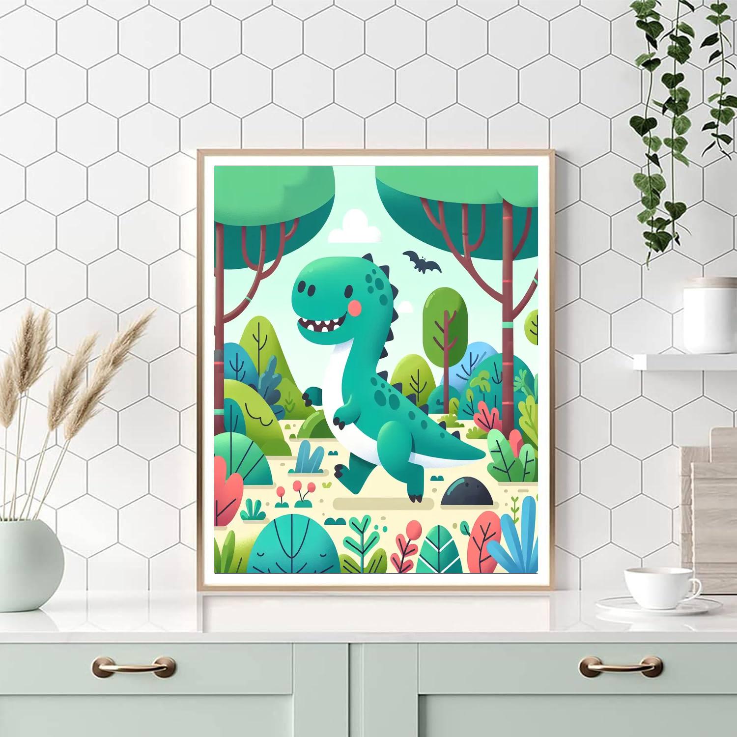 Dinosaur Kingdom Explorer Paint By Numbers Kits