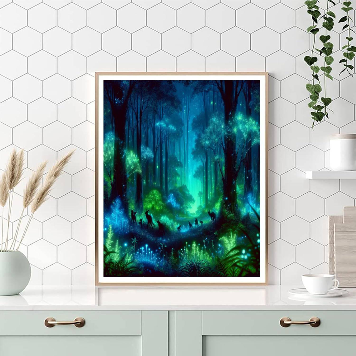 Fantasy Forest Haven DIY Paint By Numbers