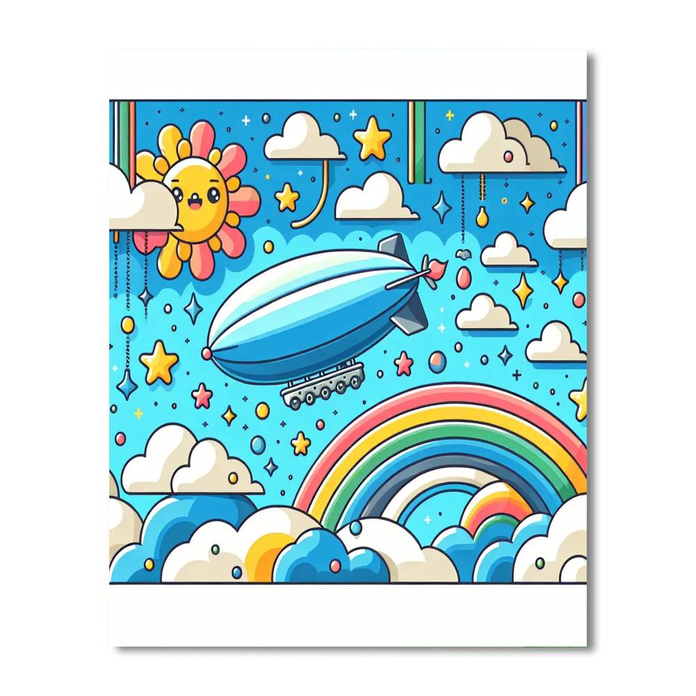 Adventure To Cloudland Painting Number Kit