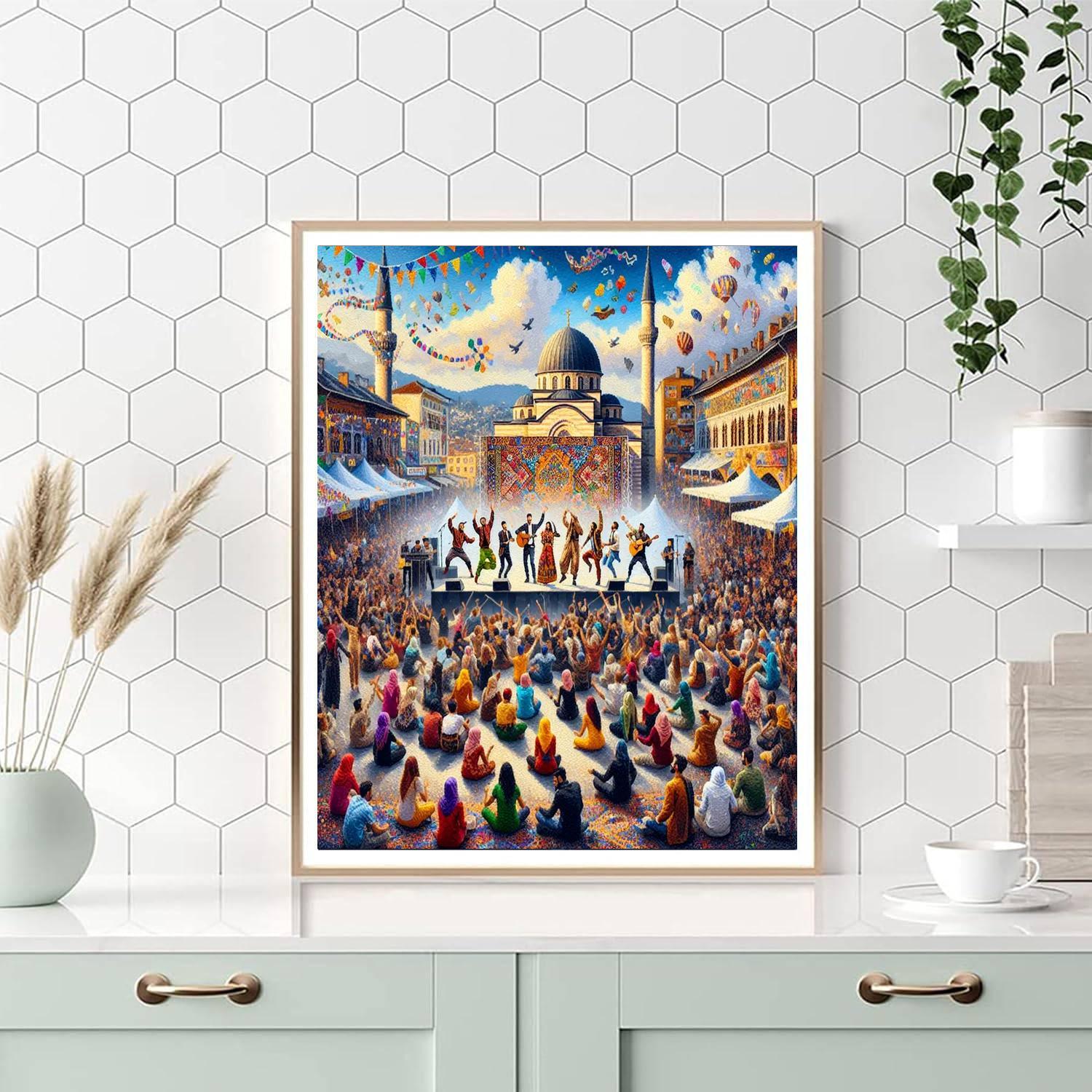 Oslobodjenje Festival - Bosnia And Herzegovina Painting By Numbers Kit