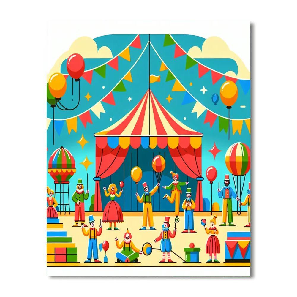 Carnival Circus Paint By Number
