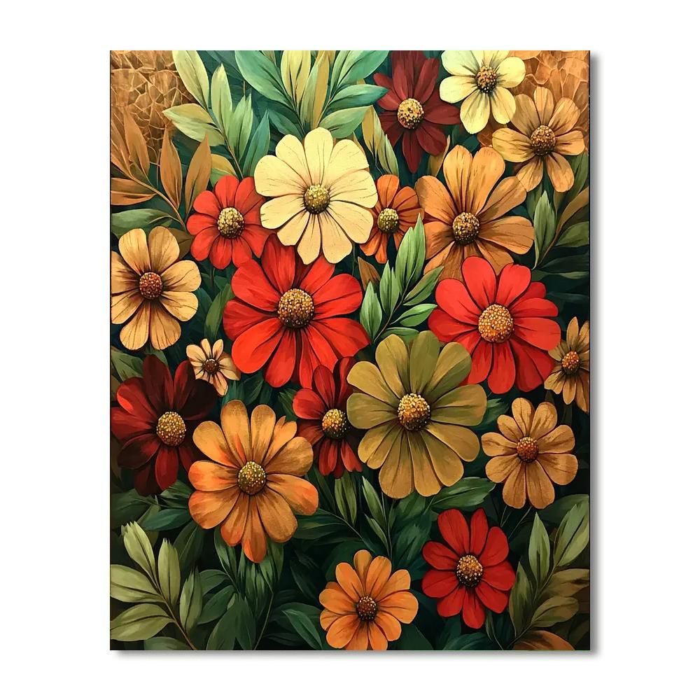 Frida Kahlo Inspired Eternal Blossoming  Paint By Color