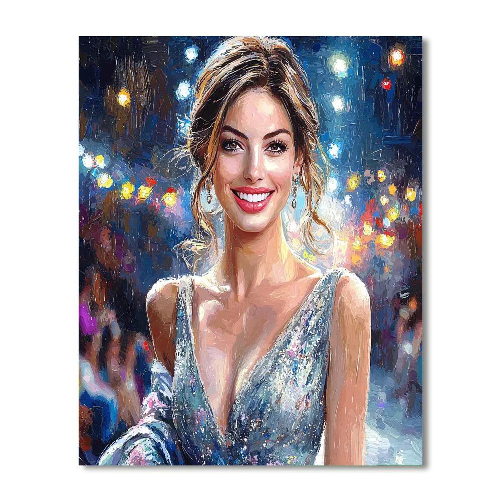Anne Hathaway: From Dreams To Princesses And Beyond Numbered Painting Kits