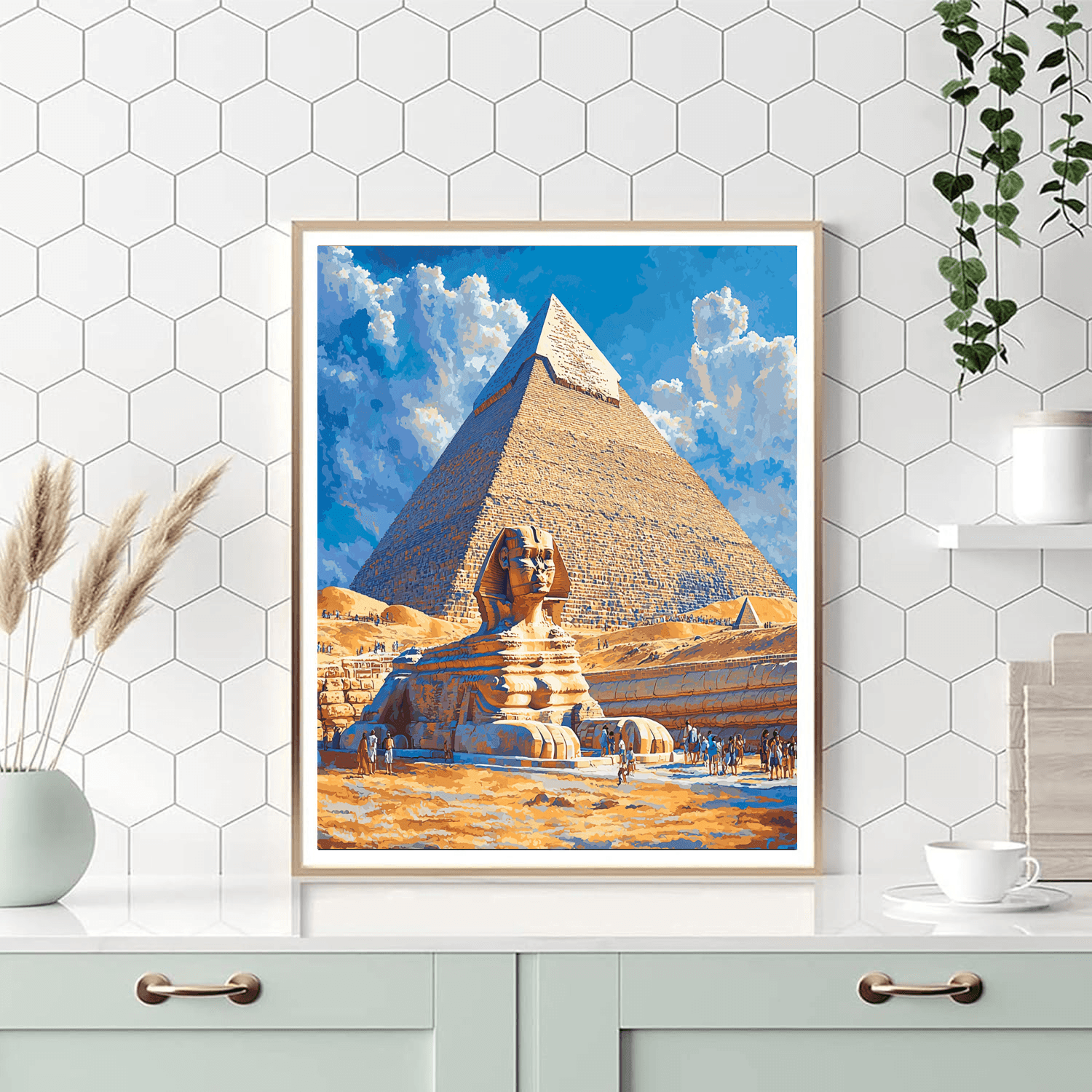 Giza Necropolis Numbered Painting Kits