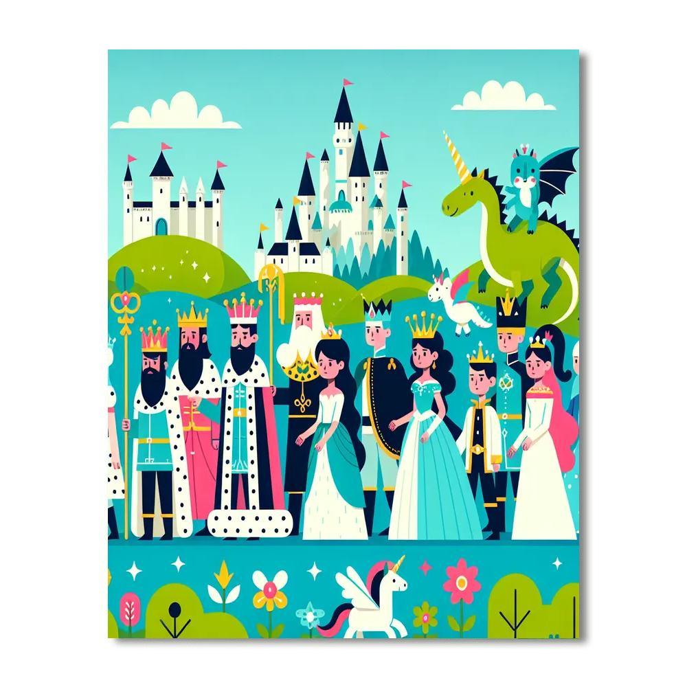 Magic Kingdom Parade Numbered Painting Kits