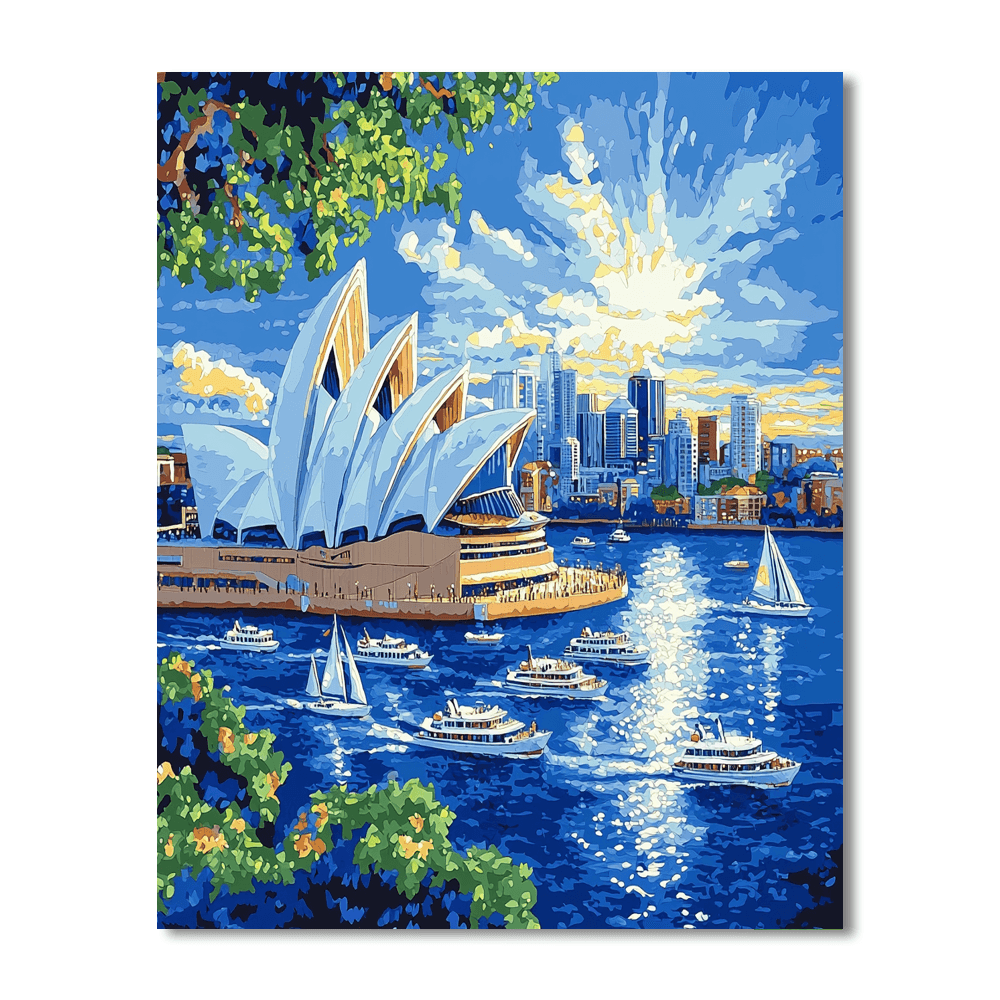 Sydney Opera House - Sydney Paint By Numbers Kits