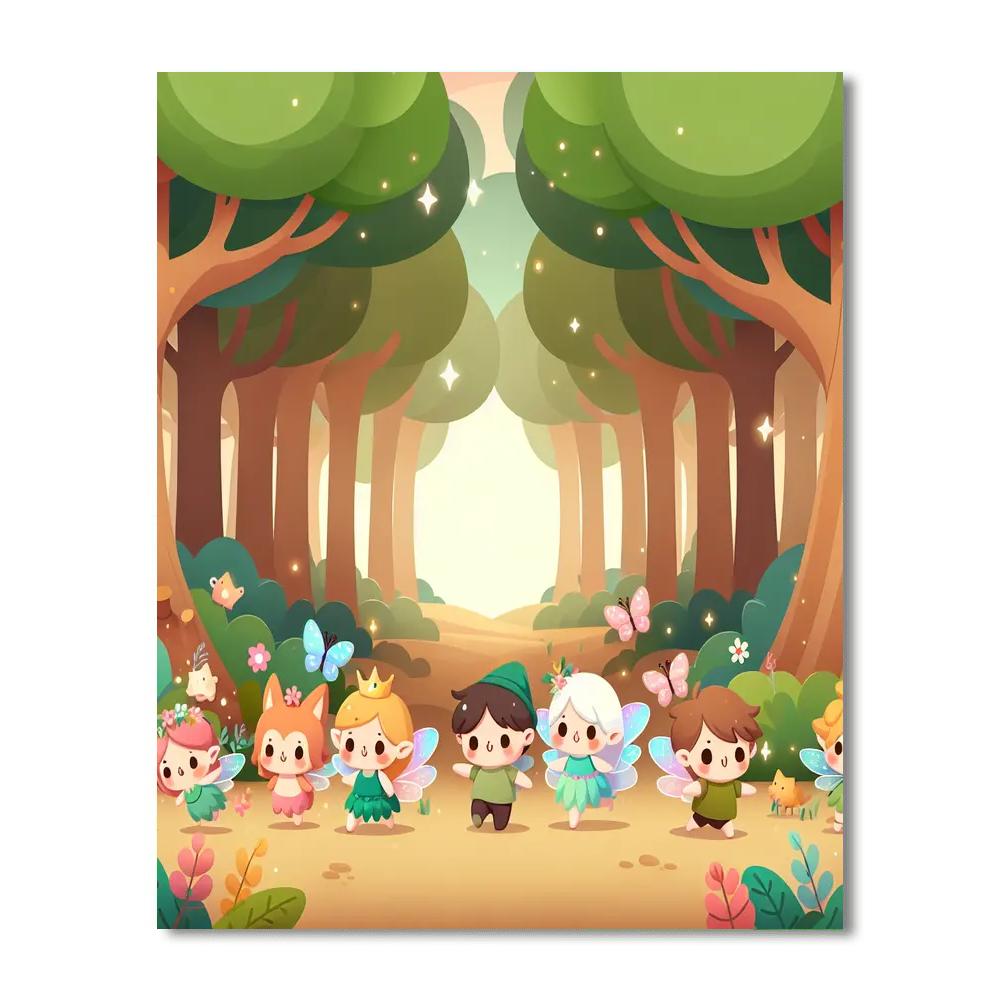 Fairy Tale Forest Quest Paint By Number