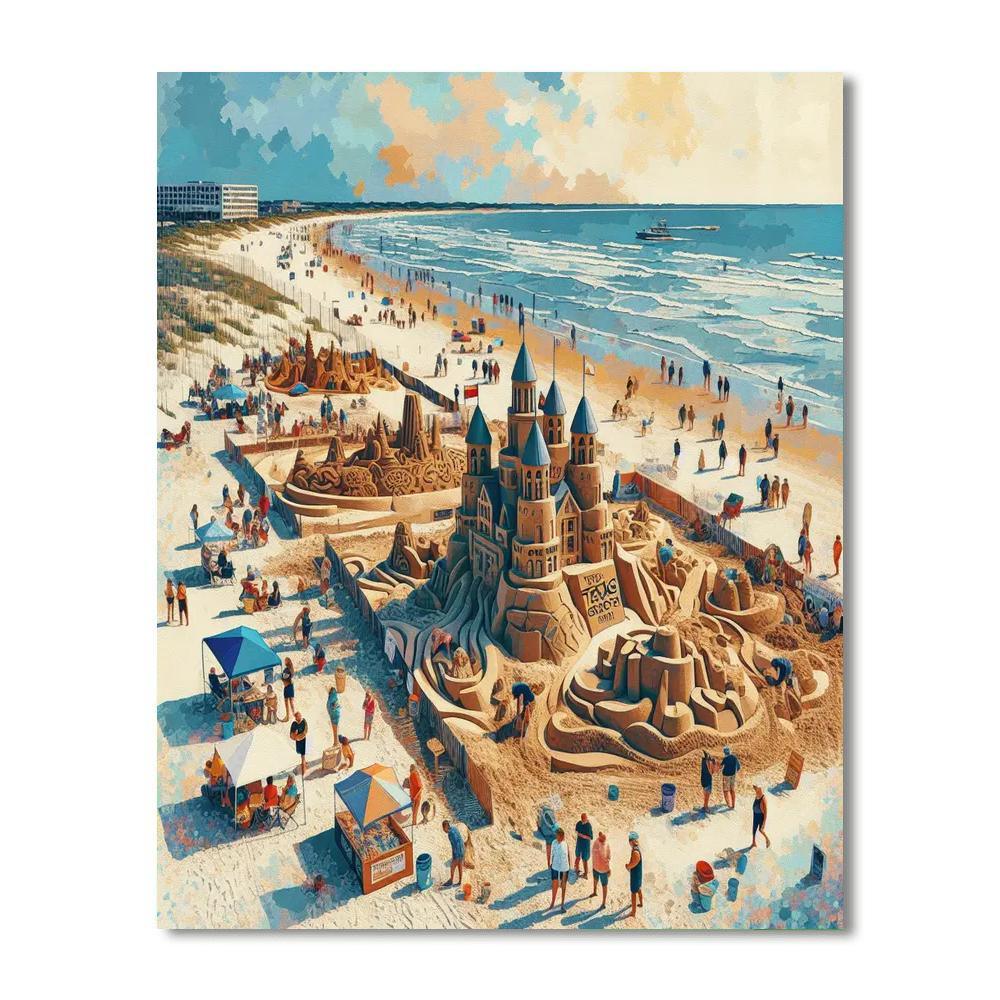Sandfest - Texas, Usa Numbered Painting Kits