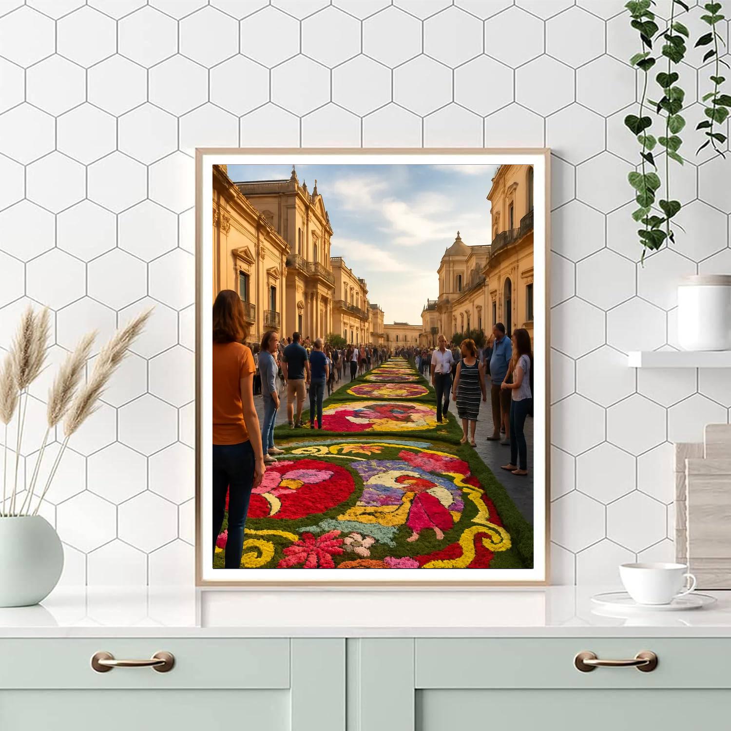 Flower Festival Of Salento Painting Number Kit
