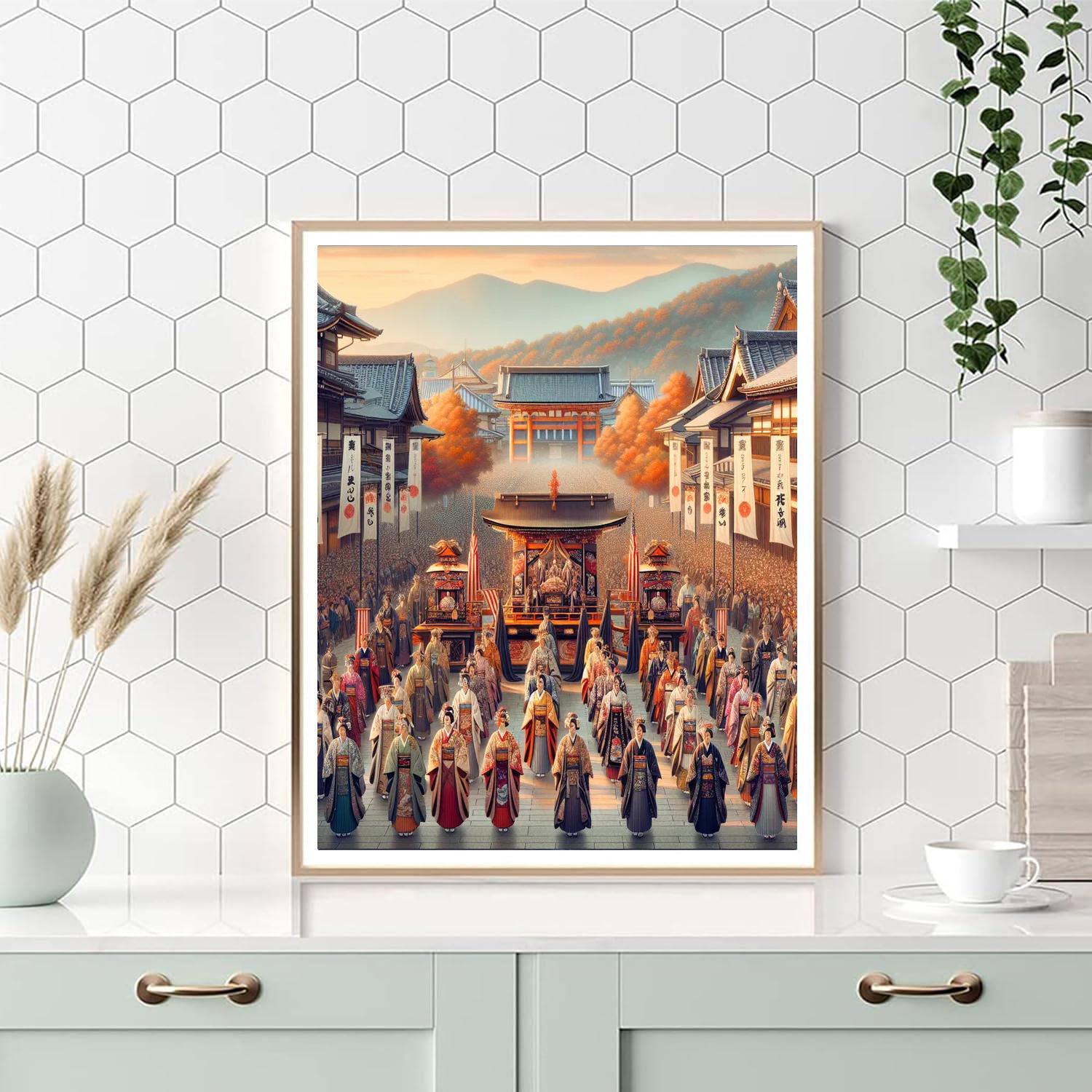 Jidai Matsuri - Kyoto, Japan Paint By Numbers Art