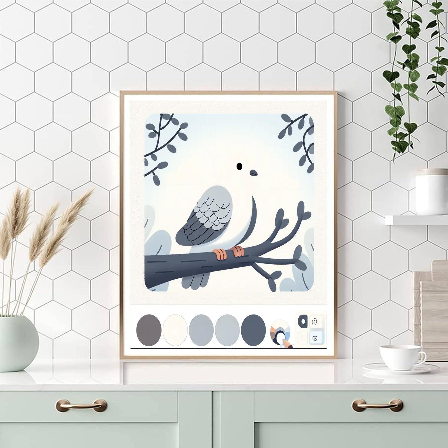 Diligent Dove Numbered Painting Kits