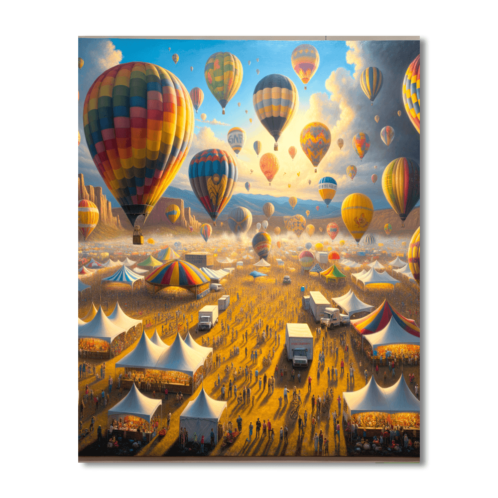 Albuquerque International Balloon Fiesta - New Mexico, Usa Paint By Numbers
