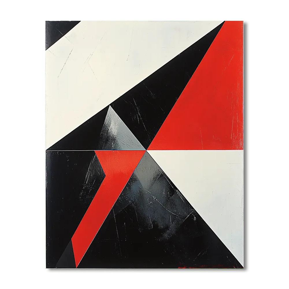 Kazimir Malevich Inspired Abstract Navigation  Paint By Color