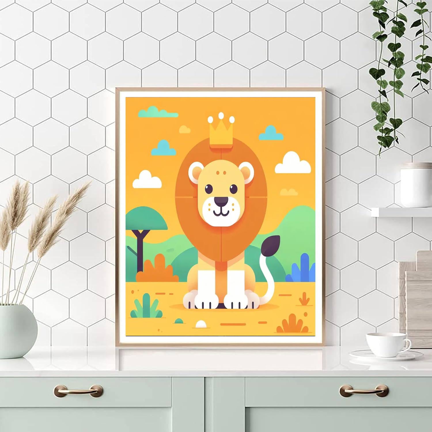 Lion King Kingdom Paint By Numbers