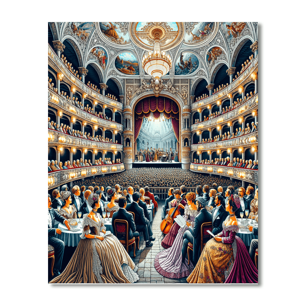 Vienna Festival - Vienna, Austria Painting By Numbers Kit