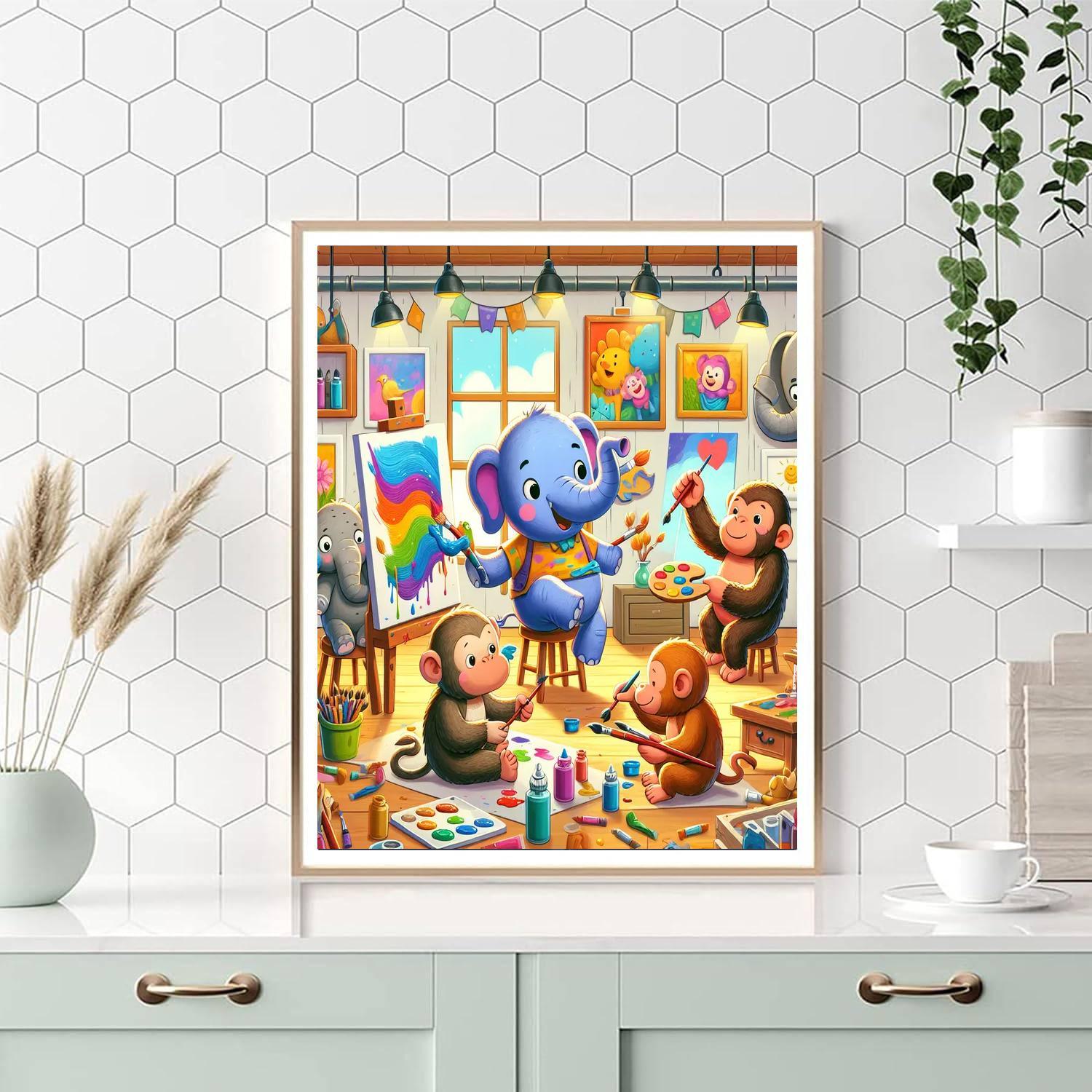 Artistic Animals Paint By Number