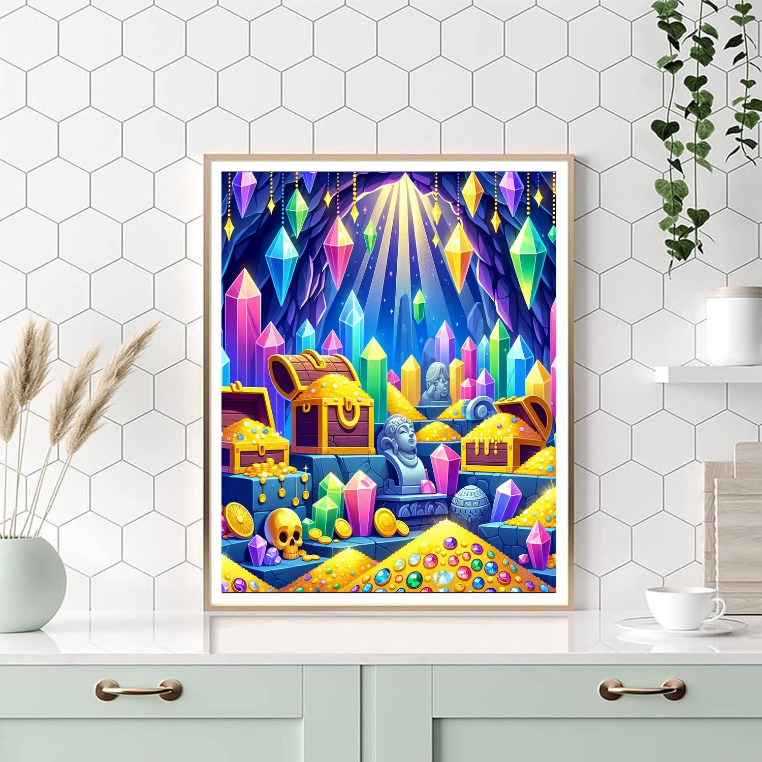 Treasure Cave Exploration Paint By Number