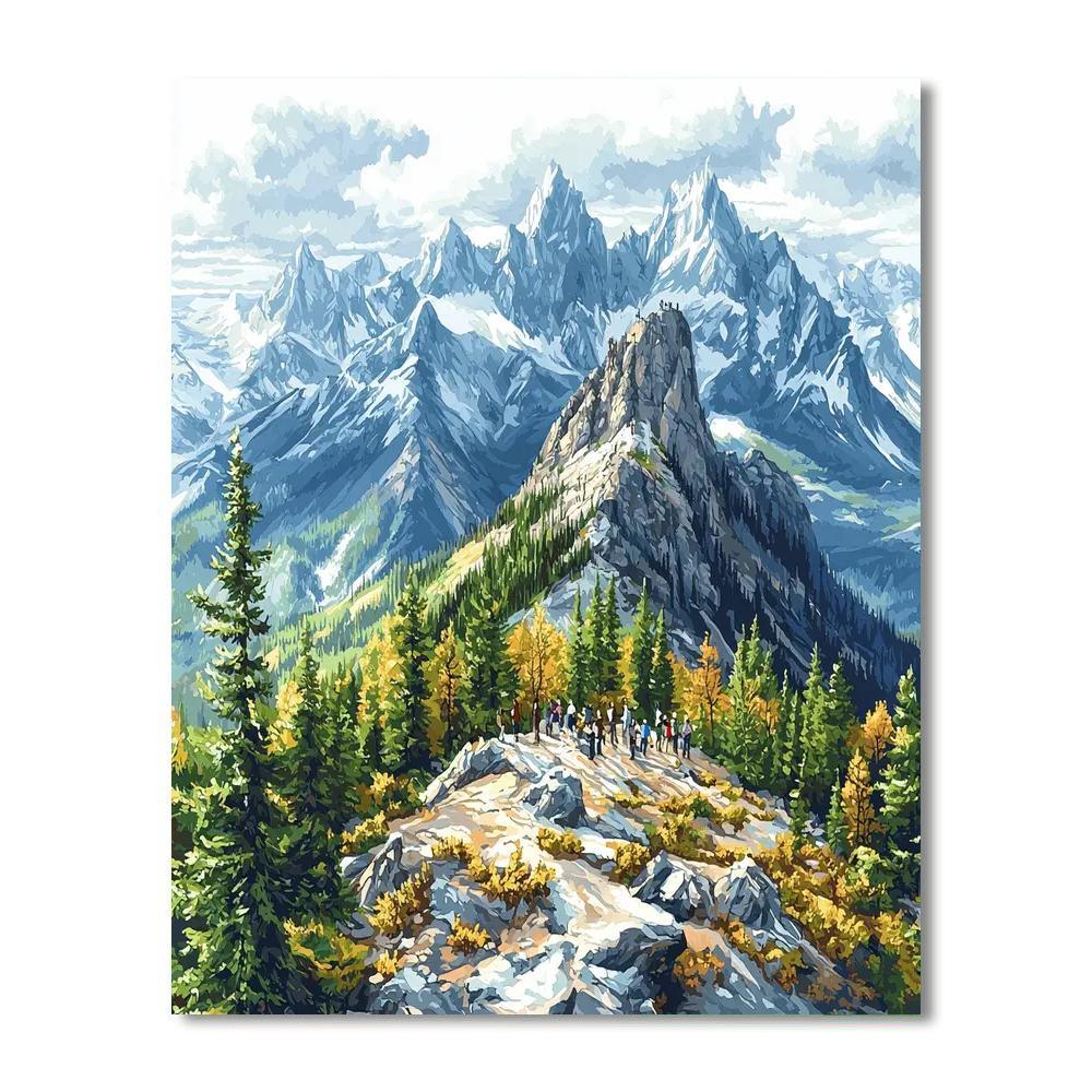 Banff Gondola - Canada Numbered Painting Kits
