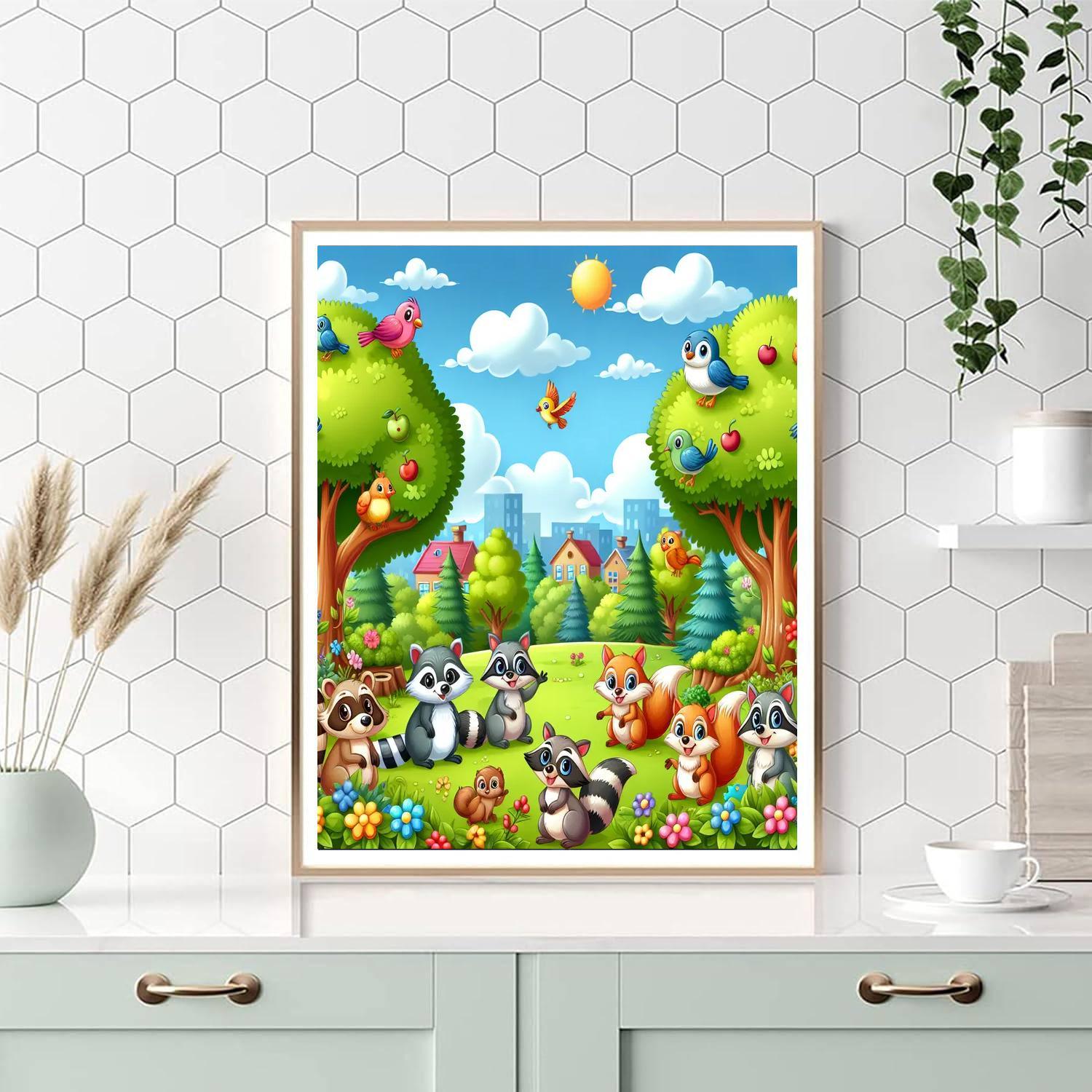 Charming Woodland Walks Paint By Numbers Kits