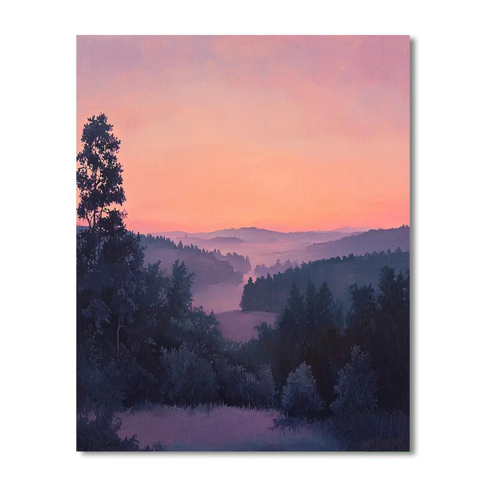 Edgar Degas Inspired Echoes Of Twilight  Paint By Number