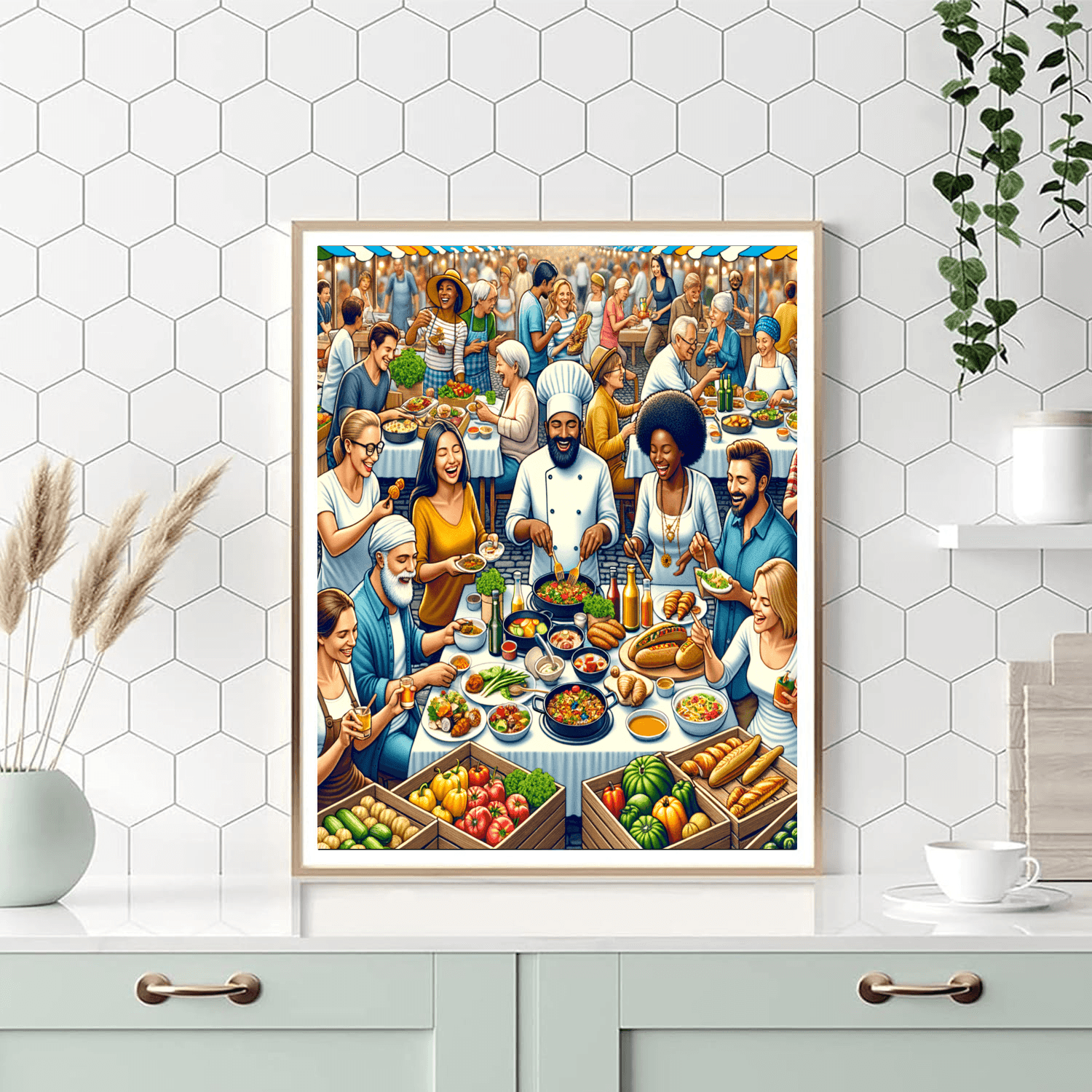 Fête De La Gastronomie Number Painting