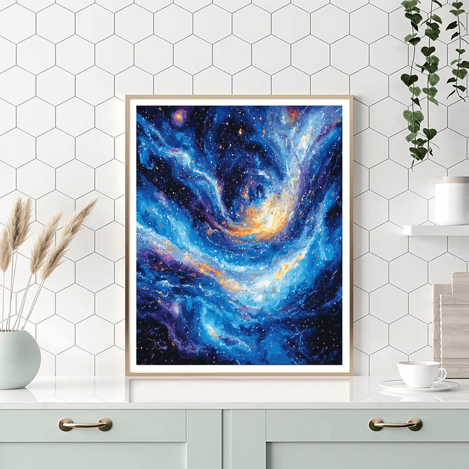 Jackson Pollock Inspired Galaxy Of Colors  Paint By Numbers