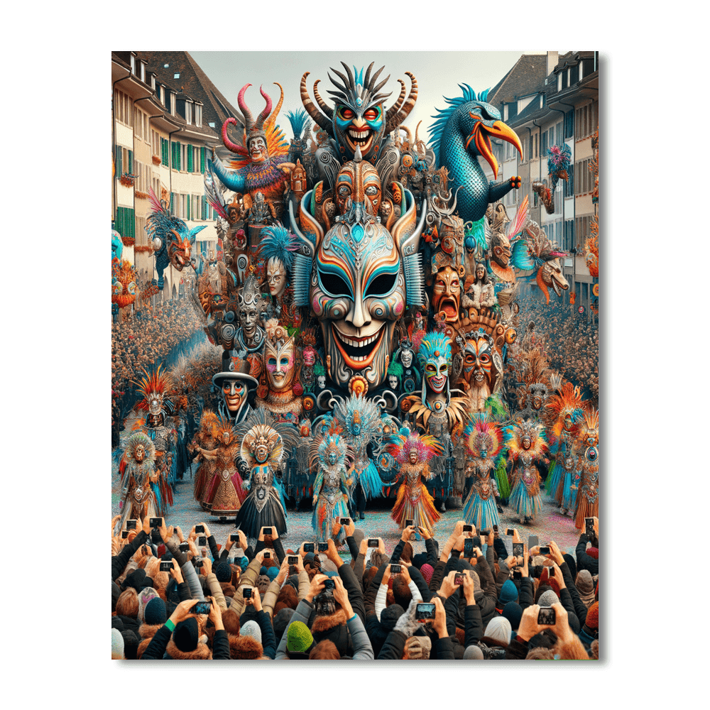 Fasnacht Painting Number Kit